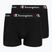 Boxerky Champion U20001 2 black pairs