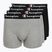Pánske boxerky Champion Trunk Knit oxford grey melange/oxford grey melange/black