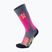 Dámske ponožky UYN Ski All Mountain stredne šedé melange/ružové
