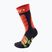 Detské lyžiarske ponožky UYN Ski Junior medium grey black/red