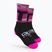 Cyklistické ponožky Alé Match black/pink L22218543