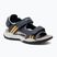 Juniorské sandále Geox Borealis ocean blue/gold