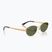 Slnečné okuliare Ray-Ban RB3774D arista gold/dark green polarized