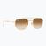Slnečné okuliare Ray-Ban RB3707 Polarized+ Lenses arista gold/brown