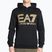 Pánska mikina EA7 Emporio Armani Train Logo Series Oversize Logo Hoodie Coft black