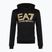 Pánska mikina EA7 Emporio Armani Train Logo Series Oversize Logo Hoodie Coft black