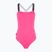 Plavky EA7 Emporio Armani Logo Tape One Piece neon pink
