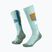 Ponožky BUFF Merino Heavyweight Over The Calf sea green