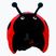 COOLCASC Prilba Ladybird s prekrytím červená 001