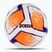 Futbalová lopta  Joma Dali II biela/fluor oranžová/fialová veľkosť 3