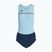Dámske triatlonové plavky Joma Record III Bodysuit sky blue-navy