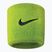 Potítka Nike Swoosh 2 ks atómovo zelená/čierna