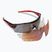 Cyklistické okuliare Tifosi Alliant 3 black red/smoke/ac red/clear