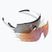 Cyklistické okuliare Tifosi Alliant 3 white black/smoke/ac red/clear