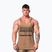 Pánske športové tielko NEBBIA Washed-Off Stringer Max Out light brown