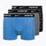 Pánske boxerky Nike Everyday Cotton Stretch Trunk 3Pk UB1 swoosh print/grey/uni blue