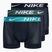 Pánske boxerky Nike Dri-Fit Essential Micro Trunk 3 páry modrá/navy/green