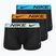 Pánske boxerky Nike Dri-FIT Cotton Trunk 3 pary black mint foam/blue hero/bright ceramic wb