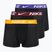 Pánske boxerky Nike Dri-Fit Essential Micro Trunk 3 pary black university gold/deep night/dark team red wb