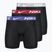 Pánske boxerky Nike Essential Micro 3 pairs black/sapphire/wolf grey/team crimson