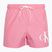 Calvin Klein Pánske krátke šortky na plávanie so šnúrkou sáčkové ružové