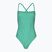 Plavky jednodielne dámske Tommy Hilfiger Straight Neck Print ithaca olimpic green