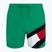 Pánske plavecké šortky Tommy Hilfiger SF Medium Drawstring olympic green