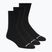 Ponožky SKECHERS Non Tery Crew Arch Support 3 pack black