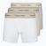 Pánske boxerky Calvin Klein LV00NB4447 Brief 3 páry oyster gray/grey heather/white
