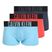 Pánske boxerky Calvin Klein 000NB3775A Trunk 3 pairs ombre bluee/chilly bluee/punch pink