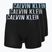 Boxerky Calvin Klein 000NB3609A Boxer Brief 3 pairs black w/harbor mist logo/black w