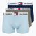 Boxerky Tommy Hilfiger Trunk 3 utility pairs sage/prppy navy/keepsake blue