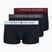 Pánske boxerky Tommy Hilfiger Trunk WB 3 pairs dark ash/brzy blue/rouge