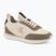 Dámske topánky Calvin Klein YW0YW02060 Retro Runner Sock Laceup Mix Mat turtledove/spanish villa/bordeaux