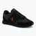 Pánske topánky Calvin Klein HM0HM02212 Retro Runner Bans Leather Suede triple black/adrenaline rush