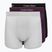 Pánske boxerky Calvin Klein LV00NB4394 Brief black/harbor mist/dark purple w/ dt