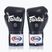 Boxerské rukavice Fairtex Pro Competition Locked Thumb Leather blue