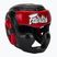 Boxerská prilba Fairtex Diagonal Vision Sparring - Full Head Coverage black/rd