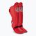 Chrániče holennej kosti a chodidla Top King Pro Semi Leather red