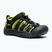 Detské sandále KEEN Newport H2 black/lime green