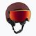 Lyžiarska prilba Atomic Savor Visor Stereo maroon/red stereo