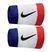 Náramky Nike Swoosh Doublewide Wristbands biele N0001586-620