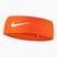 Čelenka Nike Dri-Fit Fury Classic Headband safety orange/white/white