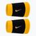 Potítka Nike Swoosh Classic Doublewide Wristbands 2 ks black/court purple university gold
