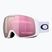 Lyžiarske okuliare Oakley Flight Tracker L matte white/prizm rose gold iridium