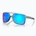 Slnečné okuliare Oakley Castel matne strieborné/modré colourshift/prizm sapphire