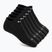 Pánske ponožky Nike Everyday Plus Cushioned No Show 6 párov black/white