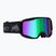 Lyžiarske okuliare Red Bull Spect Neon matt black/brown with green mirror