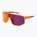 Slnečné okuliare Red Bull SPECT Dash matt clear neon-orange/smoke with red-purple mirr
