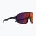 Slnečné okuliare Red Bull SPECT Froth matt black/ smoke with burgundy mirror